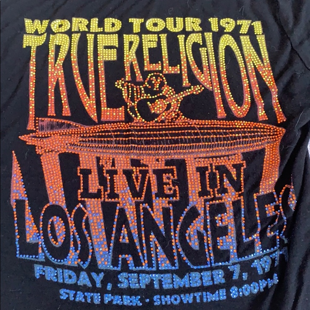 True Religion t shirt black